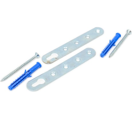 Подвес для полки Element 120 мм с шурупом, белый цинк 2 шт 122810