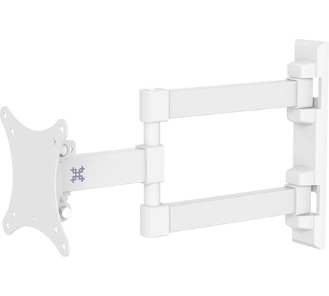 Кронштейн UNITEKI FM1617W для телевизора или монитора на стену с вылетом и наклоном, диагональ 13-28 дюймов, крепление настенное, поворотное 35153