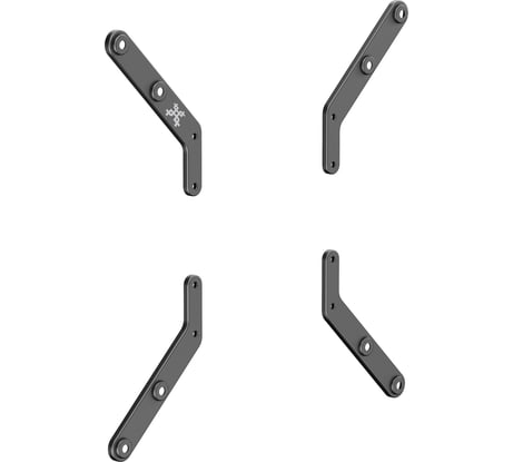 Адаптер-переходник UNITEKI VESA 400, VESA 300 AV2040N для установки ТВ или монитора большего размера, кронштейн для телевизора 35142