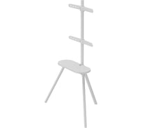 Стойка UNITEKI ST005NW для телевизора мобильная, напольная с полкой, диагональ 37-65 дюймов, подставка на пол для ТВ и монитора SNM005NW