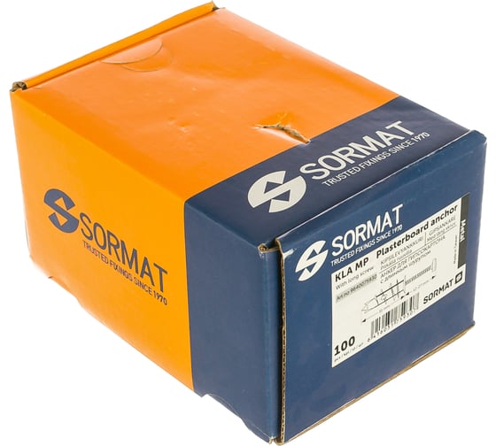 Крепление для гипсокартона SORMAT KLA мет.р+шуруп 9640075930