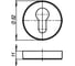 Накладка ARMADILLO CYLINDER ET URB GOLD-24 Золото 24 2 шт 34313 2