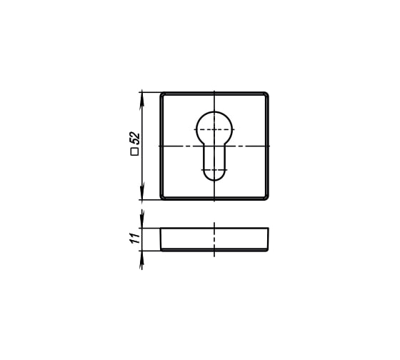 Накладка ARMADILLO CYLINDER ET USQ BB-17 Коричневая бронза 2 шт 34541