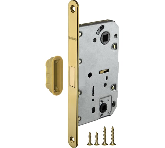 Защелка врезная FUARO MAGNM96WC-50 (M96WC-50) GOLD-24 золото 24K 47435 1
