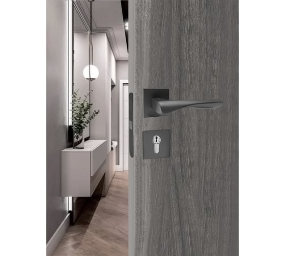Ручка раздельная Trodos 870 серия 03 slim, графит 204940