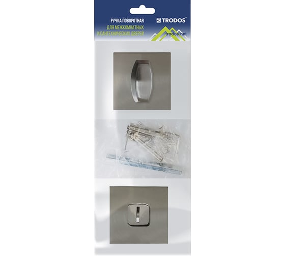 Ручка поворотная Trodos A11 серия 03 slim, никель 204899