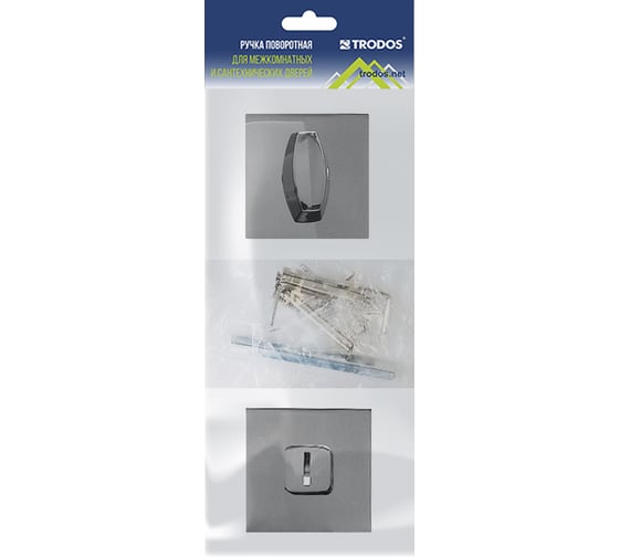 Ручка поворотная Trodos A11 серия 03 slim, хром 204900