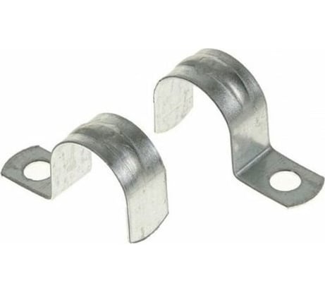 Скоба металлическая однолапковая ЮПИТЕР d 25-26 мм, 10 шт. JPZ2-3201-03-10