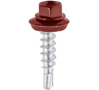 Саморез HAUPT 4.8х19 мм, крашеный, в упаковке 250 шт., коррида (RAL 3009) 4673729050319