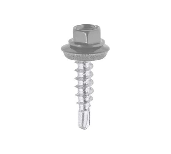 Саморез HAUPT 4.8х19 мм, крашеный, в упаковке 250 шт., серый (RAL 7004) 4673729050395
