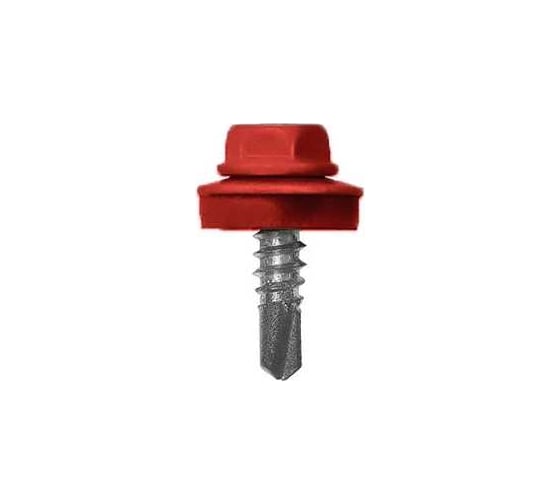 Саморез HAUPT 5.5х19 мм, крашеный, в упаковке 250 шт., коррида (RAL 3009) 4673729051231