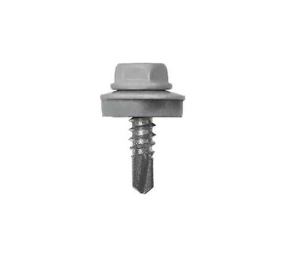 Саморез HAUPT 5.5х19 мм, крашеный, в упаковке 250 шт., серый (RAL 7004) 4673729051316