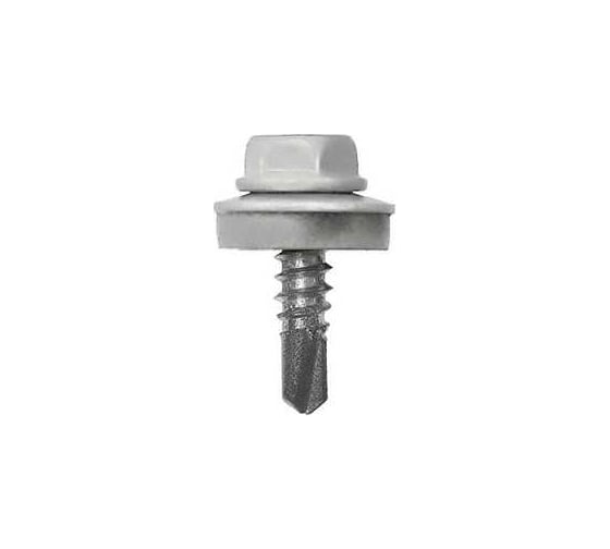 Саморез HAUPT 5.5х19 мм, крашеный, в упаковке 250 шт., серо-белый (RAL 9002) 4673729051309