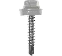 Саморез HAUPT 4.8х35 мм, крашеный, в упаковке 250 шт., серо-белый (RAL 9002) 4673729050159