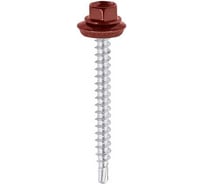 Саморез HAUPT 4.8х50 мм, крашеный, в упаковке 150 шт., коррида (RAL 3009) 4673729050777