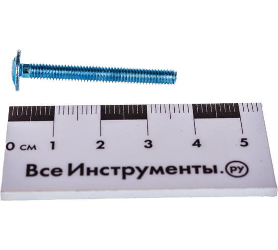 Винт для крепления ручки Element М4x35мм белый цинк 50 шт 307360