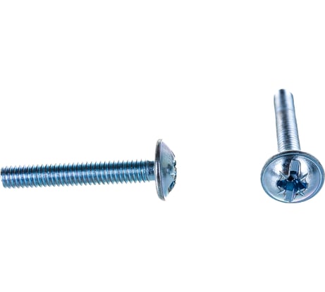 Винт для крепления ручки Element М4x25мм белый цинк 10 шт 111350