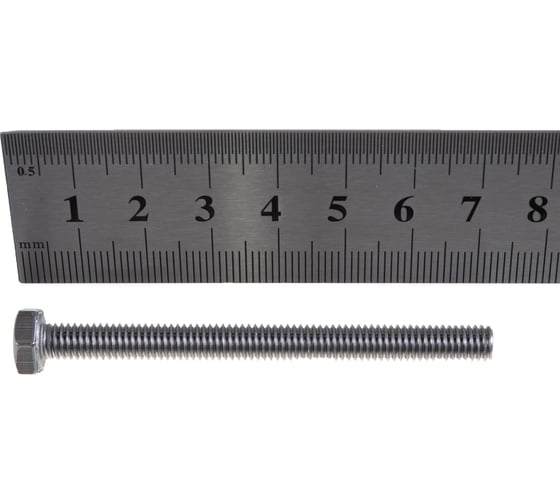 Болт из нержавеющей стали Fixbox DIN 933 М6 x 70 4 шт 550540