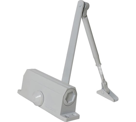 Дверной доводчик Trodos TD-100 с фиксацией 90 белый 272034 1