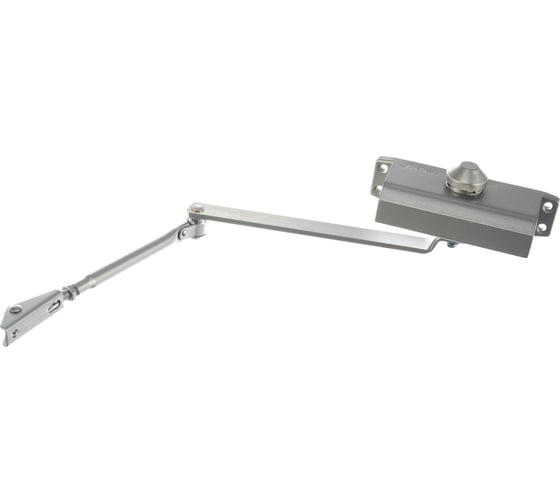 Дверной доводчик Trodos TD-60 с фиксацией 90 серебро 272030