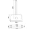 Дверной доводчик Trodos TD-120 с фиксацией 90 серебро 272050 5