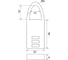 Навесной кодовый замок Trodos CL510A зеленый Blister 210142 2