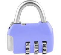 Навесной кодовый замок Trodos CL506 голубой Blister 210144