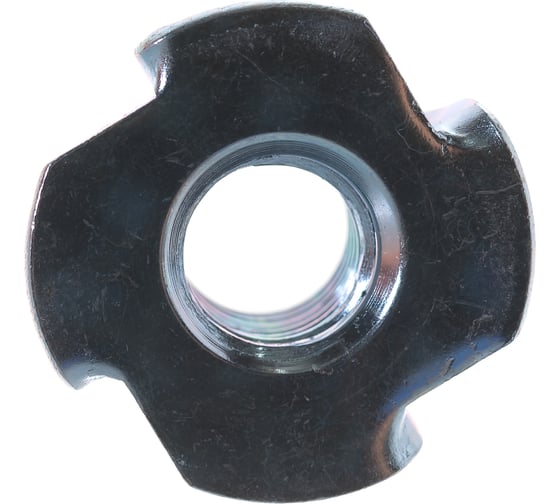Мебельная забивная гайка Element М10 белый цинк 20 шт 307470