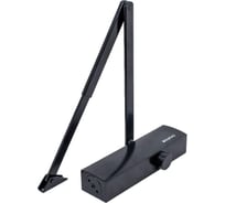 Доводчик дверной БУЛАТ PROFI ДД 812/5 С-B (25-120 кг) черный 13928