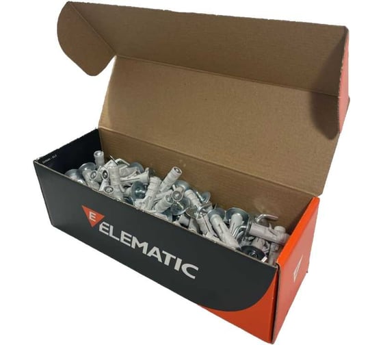 Дюбель с Г-образным крючком Elematic 100 шт. ENP/GCP 12x45 мм 8700022