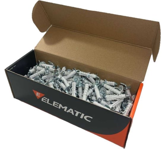 Дюбель с Г-образным крючком Elematic 200 шт. ENP/GCP 9x40 G 8700003