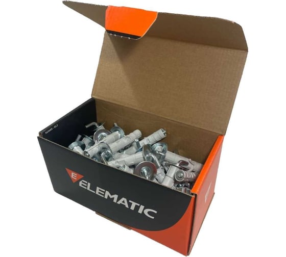 Дюбель с Г-образным крючком Elematic 50 шт. ENP/GCP 12x55 мм G 8700036