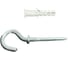 Дюбель с Г-образным крюком саморезом Elematic 100 шт. PA 6 EB/P2 6x30 OA 8702423 1
