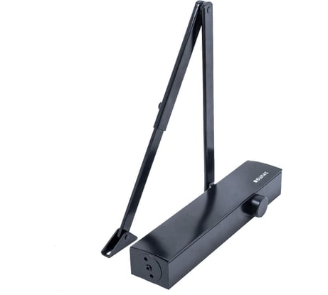 Доводчик дверной БУЛАТ PROFI ДД 813/6 С-B (45-150 кг) черный 13933