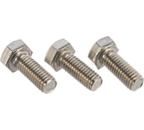 Болт из нержавеющей стали Fixbox DIN 933 М8 x 20 3 шт 034620
