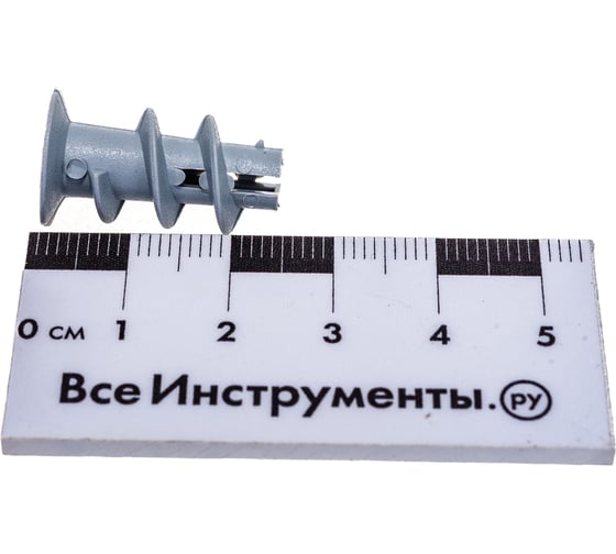 Пластиковый дюбель для ГКЛ Tech-Krep TT-22 со сверловой насадкой 200шт УТ-00009006