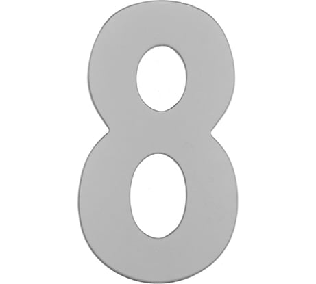 Номер дверной Marlok 8, металл, CP хром 027302