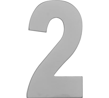 Номер дверной Marlok 2, металл, CP хром 027296