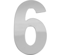 Номер дверной Marlok 6, металл, CP хром 027300