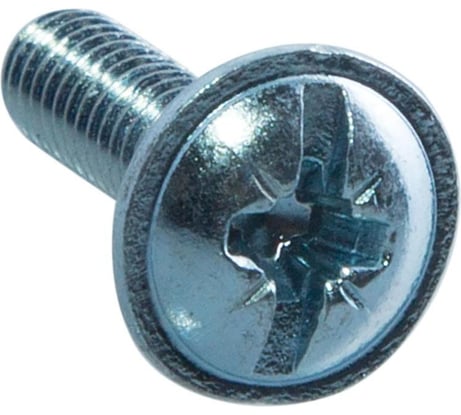 Винт для крепления ручки Element М4x10мм белый цинк 100 шт 307310