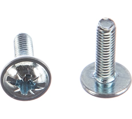 Винт для крепления ручки Element М4x14мм белый цинк 100 шт 307320