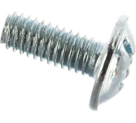 Винт для крепления ручки Element М4x10мм белый цинк 15 шт 111320