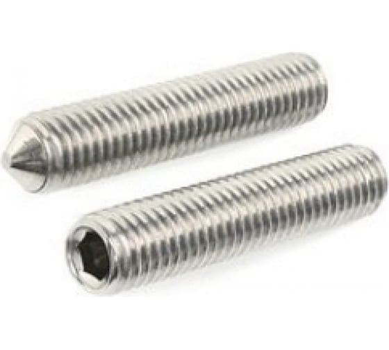 Винт ЦКИ установочный, DIN914 М2.5x10 A2 HEX 1.3 100 шт. 29429
