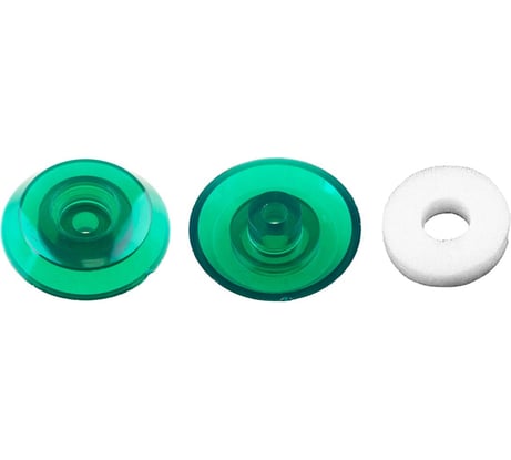 Термошайба Стройбат D38мм для поликарбоната 4мм зеленый 25 шт 274590