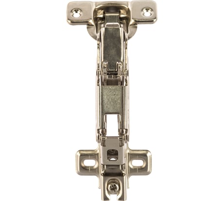 Мебельная петля Element SLIDE-ON полное открытие 175 град. с отв.пл, белый цинк 1 шт 157610