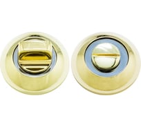 Ручка поворотная Marlok A54-BK PB/CP золото/хром 016347