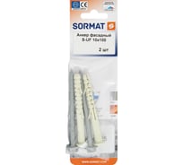 Анкер фасадный SORMAT S-UF 10x100 HEX 2 шт FAS0276017
