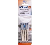 Дюбель-гвоздь LYT 8/60 LK SP нейлоновый 4 шт SORMAT FAS0475684