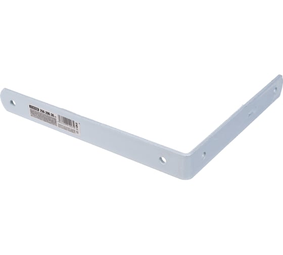 Уголок-кронштейн STAYER MASTER усиленный 250x200x30x4мм белый 37421-1 37421-1