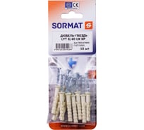 Дюбель-гвоздь SORMAT LYT 6/40 UK KP нейлоновый 10 шт FAS1075660